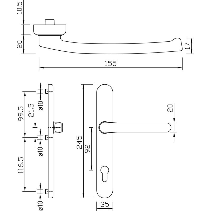 greenteQ DG58.S216.AL.SSN.AU PZ 92 weiß/9016 product photo BIGSKZ L