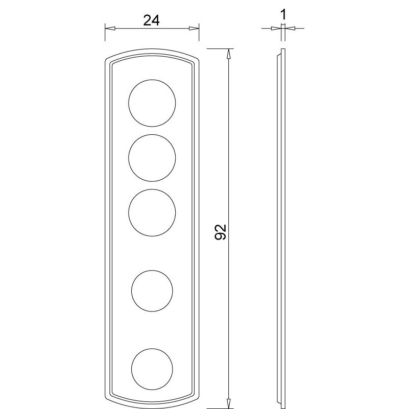 greenteQ Unterlage 1 mm zu TB 100.ZD.K goldf Produktbild BIGSKZ L