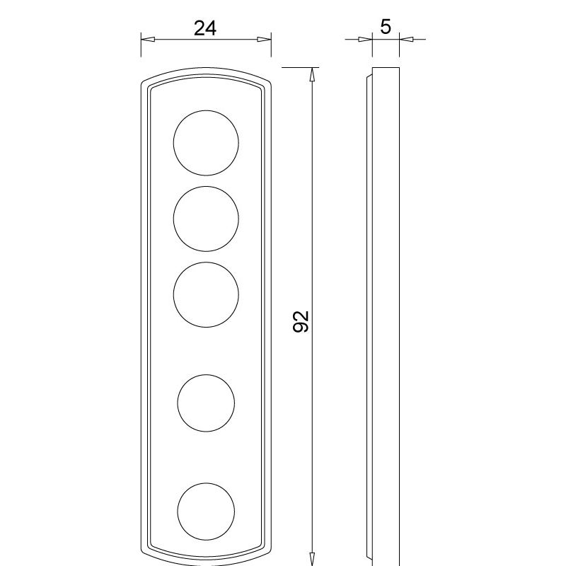 greenteQ Unterlage 5 mm zu TB 100.ZD.K weiß Produktbild BIGSKZ L