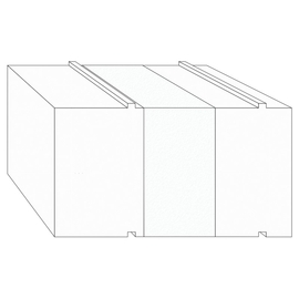greenteQ Unterbaudämm-Profil Hebeschiebetür 2350x100/103x187,5, gefräst, ohne PVC-Beschichtung für das System Siegenia Ecopass 190mm Produktbild