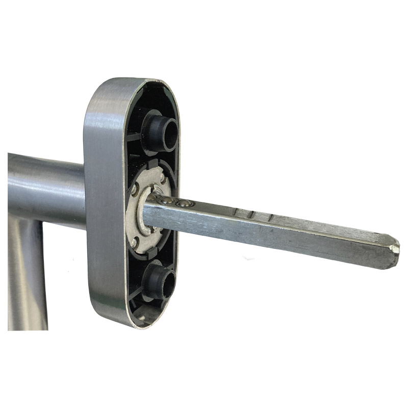 greenteQ Window handle FG61L.V.ER Edelsta hl fine matt with 32/37/42 mm variable V product photo BIGANW L
