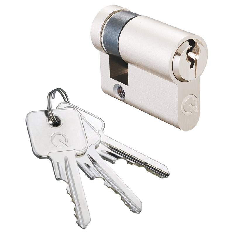 greenteQ Half cylinder SX 55 8-F with 3 keys	. gs2 product photo BIGPIC L
