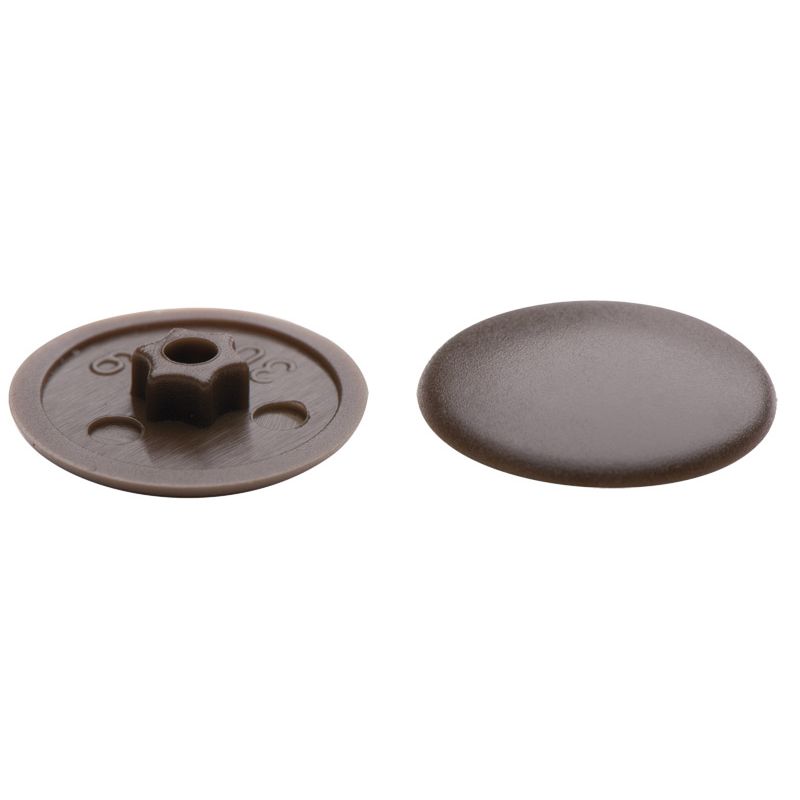 greenteQ Cover caps for frame screw	 T30 brown Ral 8017 product photo BIGPIC L