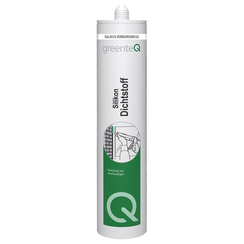 greenteQ silicone sealant 310 ml Ral 9	16 product photo BIGPIC L