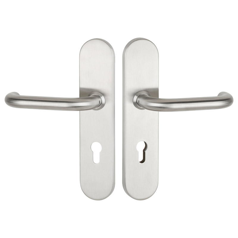 greenteQ Residential entrance door protection push	set DG60.S216.ER.NS Stainless steel fine product photo BIGPIC L
