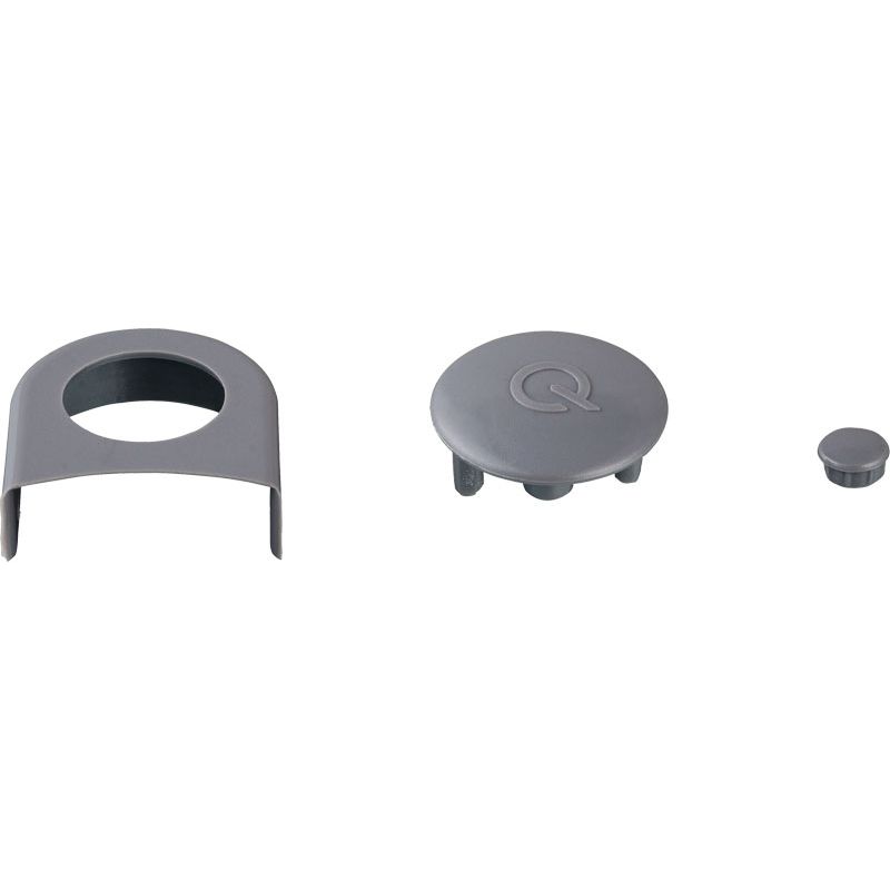 greenteQ Plastic accessory set TB 100.ZD. K chrome/silver colour product photo BIGPIC L