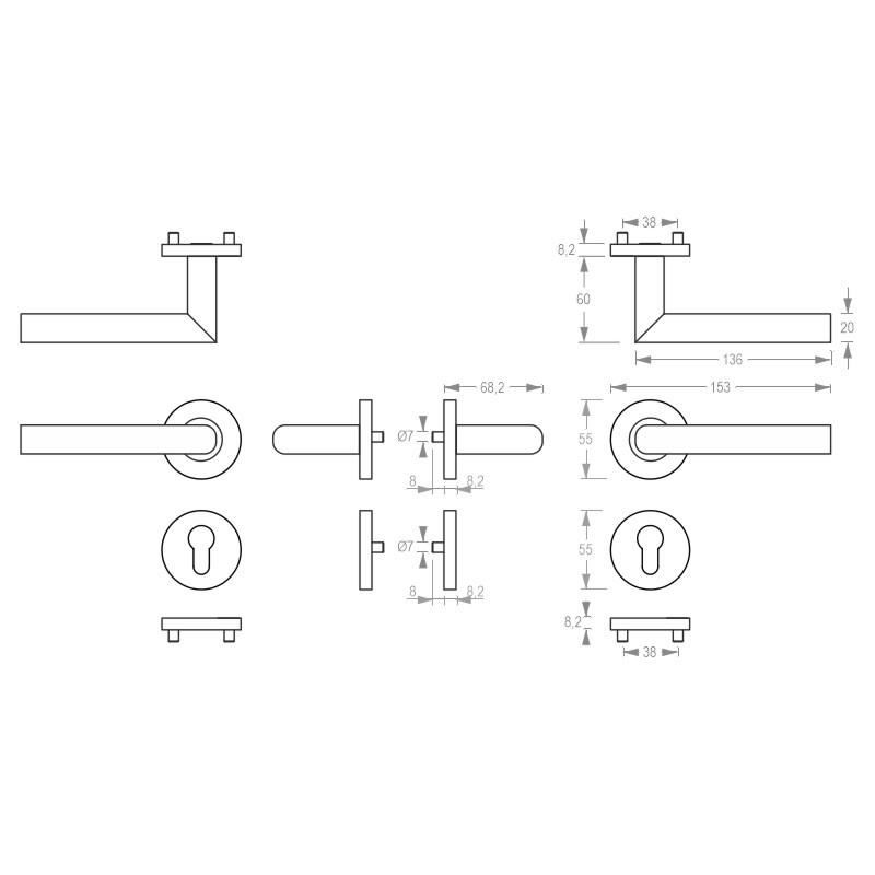 greenteQ DG61H.ER.RS PZ fine matt product photo BIGSKZ L