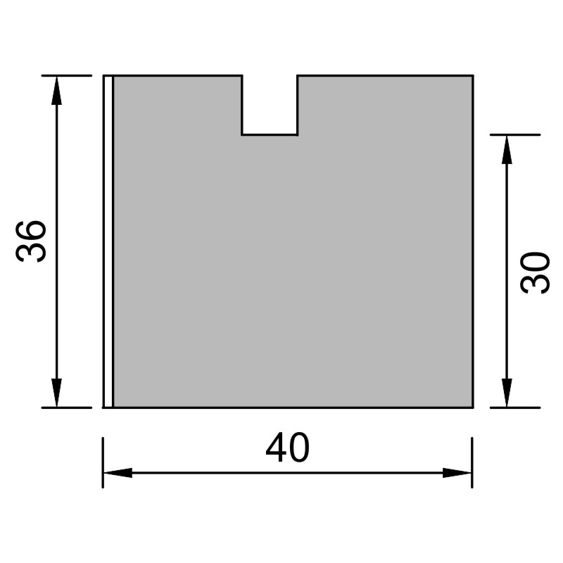 greenteQ Window sill connection insulation professional	l highly insulating 0.95 U-value, 2350 x 40 x 30 product photo BIGSKZ L