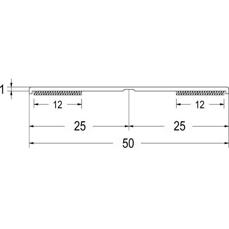 greenteQ PVC folding angle with rounded corners and foam adhesive tape product photo BIGSKZ L