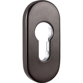 greenteQ Sliding rosette PZ oval 9mm AL R	al 8019 product photo