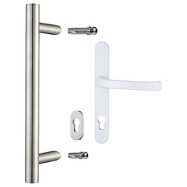 greenteQ Interior door handle with TG10-45°600 mm/DG5	8.216 white product photo
