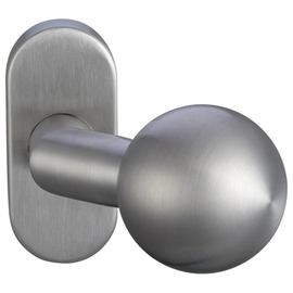 greenteQ Door knob oval cranked firm fine	 matt product photo
