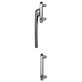 greenteQ Balcony door half set BTHG10.RR	-A.AL F9, outside, flat handle, 10 m product photo
