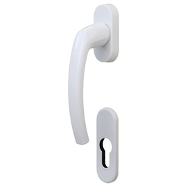 greenteQ Balcony door half set BTHG31.GR	-I.AL F9016, inside, 10 mm cam, M product photo