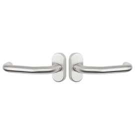 greenteQ lever handle pair DG60H.V.FS.AP.ER.OR	S Stainless steel fine matt, TS 45-85 mm square product photo