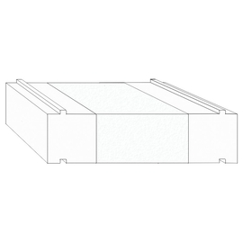 greenteQ Substructure Insulation Profile Lift&Slide	door 2350x50/53x195, without PVC coating product photo