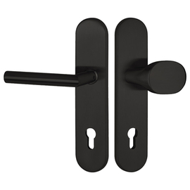 greenteQ House entrance door protection changeg	DG61.S216.ER.RAL9005.NSWK Stainless steel product photo