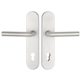 greenteQ Front entrance door-protection lever handle	DG61.S216.AL.F1.NS Aluminium sil product photo