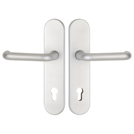 greenteQ Front entrance door-protection lever handle	DG60.S216.AL.F1.NS Aluminium sil product photo