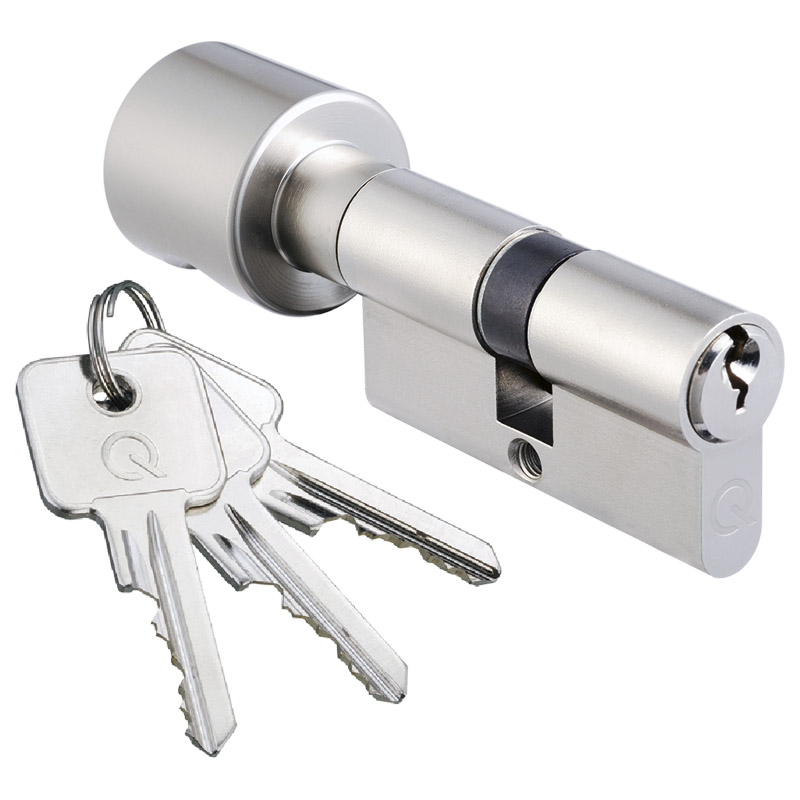 greenteQ Cilindro pomo SX 60 30/K30 c.3 llaves vs foto del producto BIGPIC L