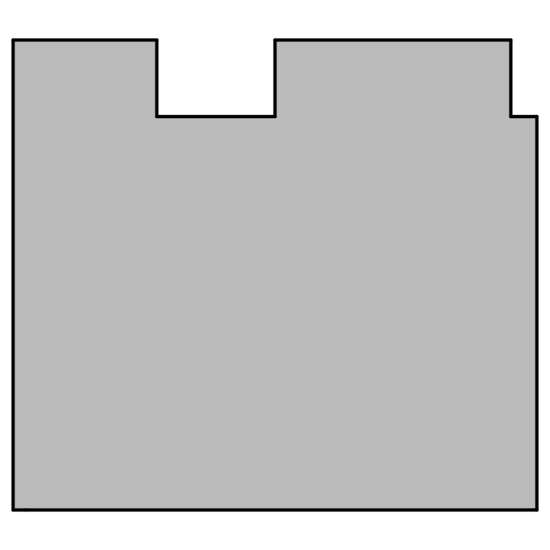 greenteQ Perfil aislante para unión de alféizares, altamente aislante, valor U 0,95, 2350 x 40 x 30/36 mm, apto para Salamander bluEvolution 73 AD foto del producto BIGPIC L