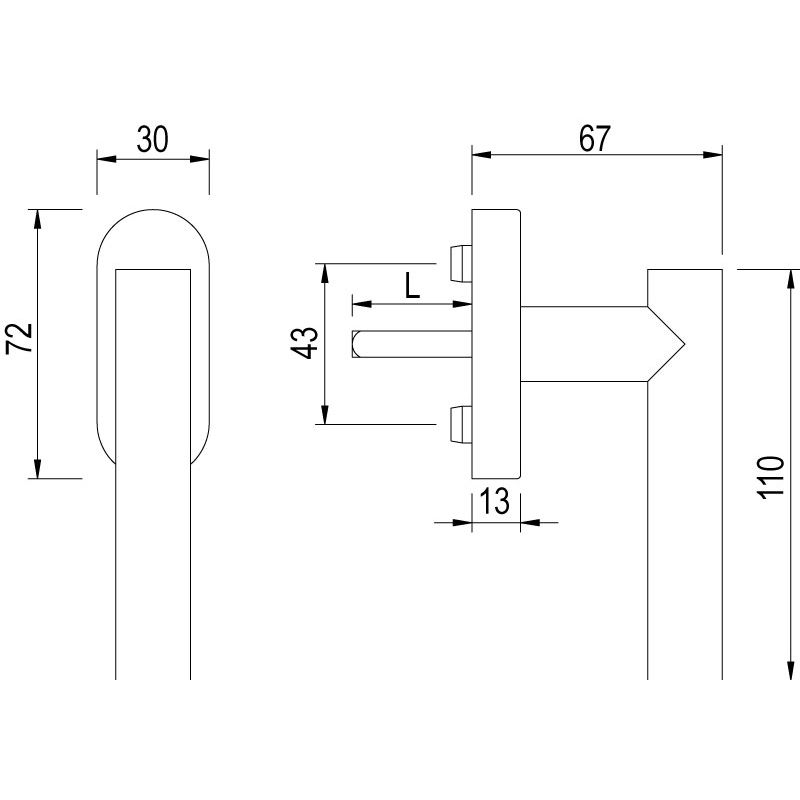 greenteQ FG64L.ER 10/43 M5x50 foto del producto BIGSKZ L