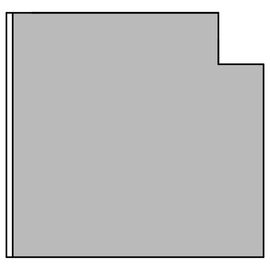 greenteQ Perfil aislante de conexión de alféizar de ventana, altamente aislante valor U 0,95, 2350 x 40 x 30/38 mm, 1 mm PVC blanco por una cara, apto foto del producto