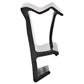 greenteQ Junta de solape 10 TPE negro PU 150 metros foto del producto