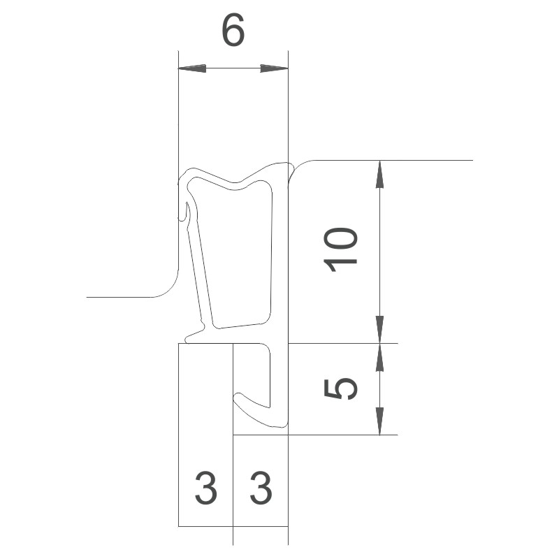 greenteQ Overlap plomm 10 TPE pruun PU 150 meetrit toote foto BIGSKZ L
