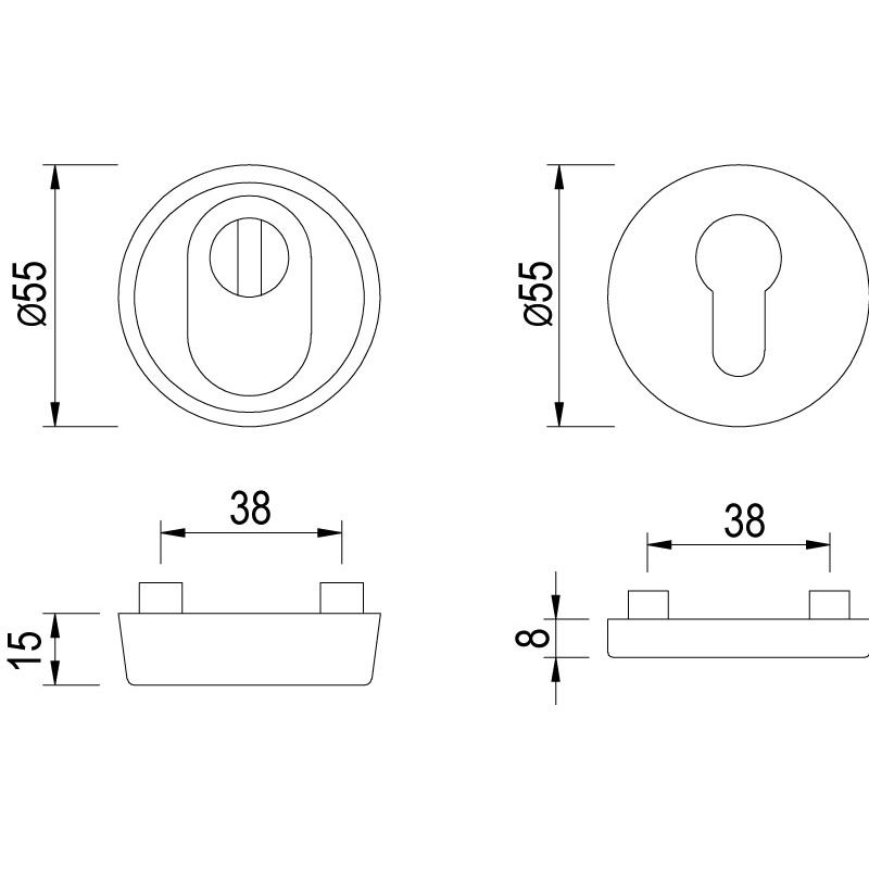 greenteQ Paar turvakinnitusi ZA PZ 15mm TS 67-72 AL F1 product photo BIGSKZ L