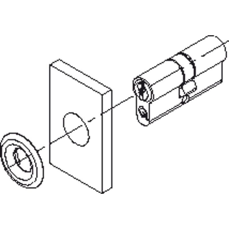 greenteQ douille de clé 35 mm SK acier inoxydable fin mat product photo BIGANW L