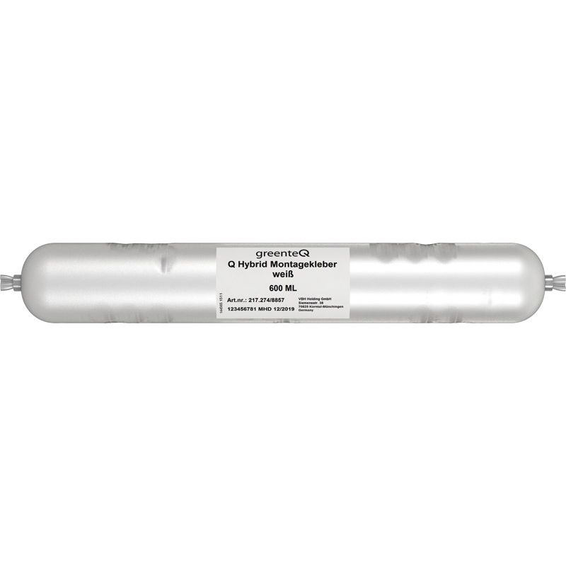 greenteQ colle de montage hybride 600 ml blanc photo du produit BIGPIC L