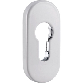 greenteQ rosace coulissante PZ ovale 9mm AL Ral 9016 photo du produit