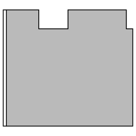 greenteQ profilé d'isolation de raccord d'appui de fenêtre hautement isolant 0,95 valeur U, 2350 x 40 x 30/36 mm, une face 1 mm PVC blanc, adapté à la product photo