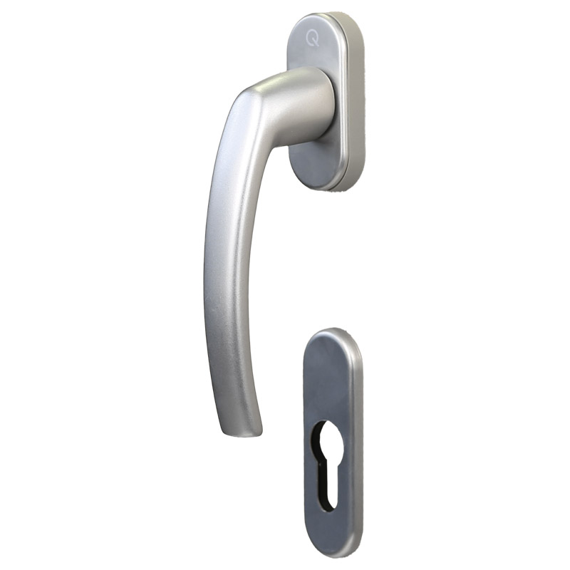 greenteQ erkélyajtó félkészlet BTHG31.GR-I.AL F9, belső, 10 mm-es bütyök, M5 / 7 mm-es négyszögletes orsó, PZ product photo BIGPIC L