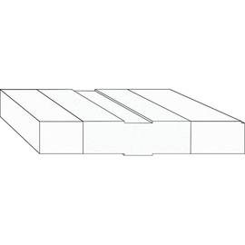 greenteQ Profilo isolante per sottostruttura porta alzante/scorrevole 2350x30/33x197, fresato, senza rivestimento in PVC per il sistema Internorm KS 4 foto del prodotto
