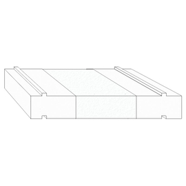 greenteQ Profilo isolante sottopensile alzante-scorrevole 2350x30/33x200, fresato, senza rivestimento in PVC per sistema Siegenia Ecopass 203mm foto del prodotto