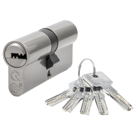 greenteQ doppio cilindro chiave piatta SX135 GF 45/90 con 5 chiavi foto del prodotto