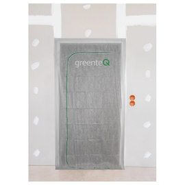 "greenteQ" Apsauginės durys nuo dulkių VBH, 1,1 m x 2,4 m, lipni juosta 7 m produkto nuotrauka
