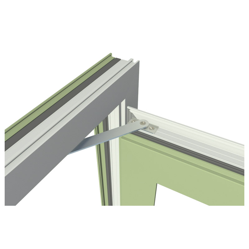 greenteQ Deuropeningsbegrenzer TOB.170.ER, VA1.4310 verenstaal roestvrij, t=0.60mm productfoto BIGANW L