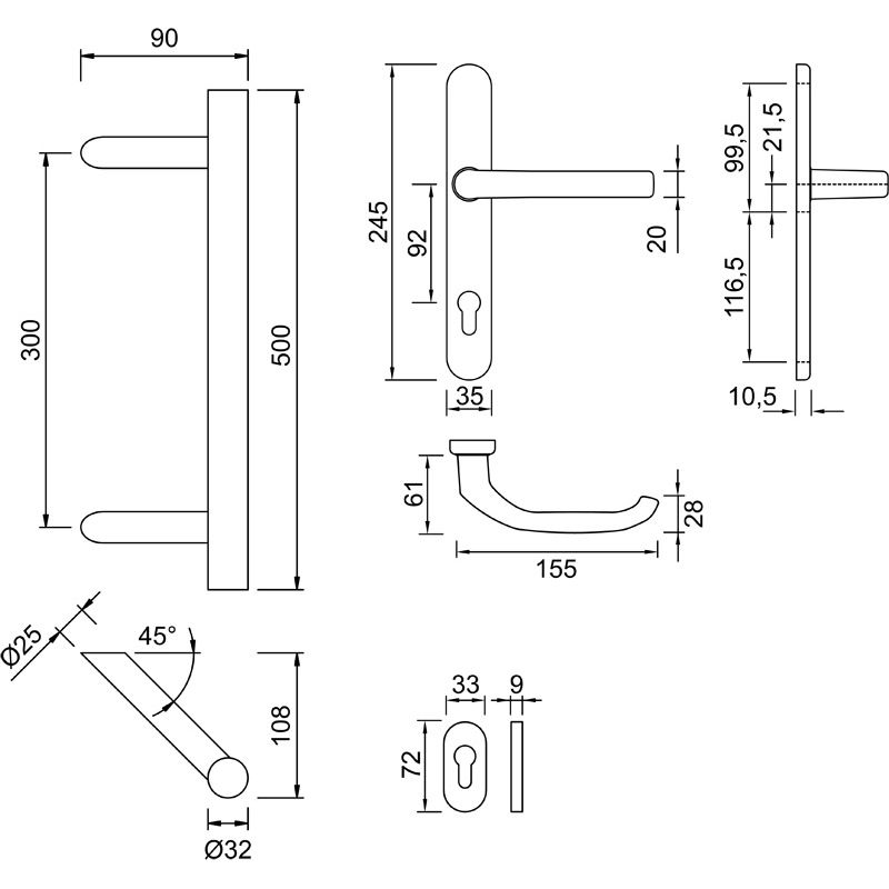 greenteQ Interieurgrt met TG10/DG58.S216 wit 500/300 Standaard productfoto BIGSKZ L
