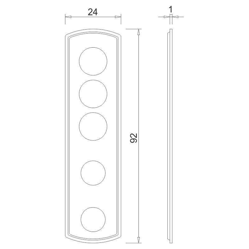 greenteQ bodem 1mm TB 100.ZD.K zwart productfoto BIGSKZ L