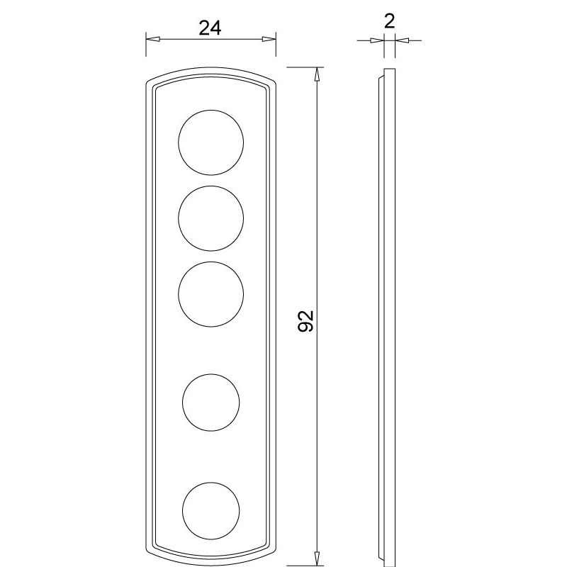 greenteQ Basis 2 mm voor TB 100.ZD.K wit productfoto BIGSKZ L