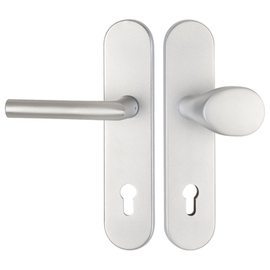 greenteQ Veiligheidsset voordeur DG61.S216.AL.F1.NSWK Aluminium zilverkleurig, afstand 92 mm PZ, vierkante as 8/10 mm deurdikte 64-77 mm, incl. draads productfoto