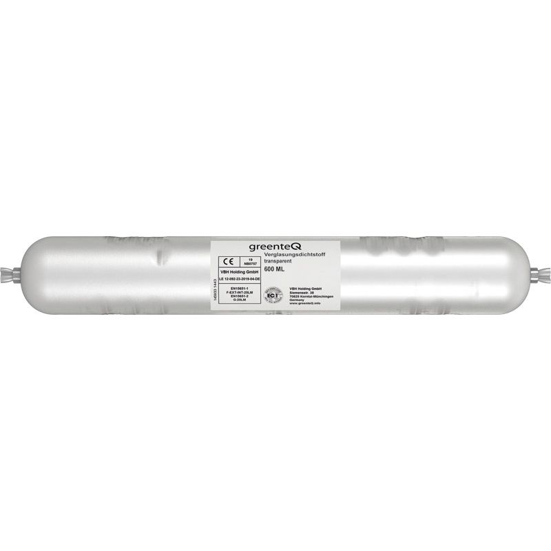 greenteQ silikonowy uszczelniacz do szyb 600 ml przezroczysty zdjęcie produktu BIGPIC L