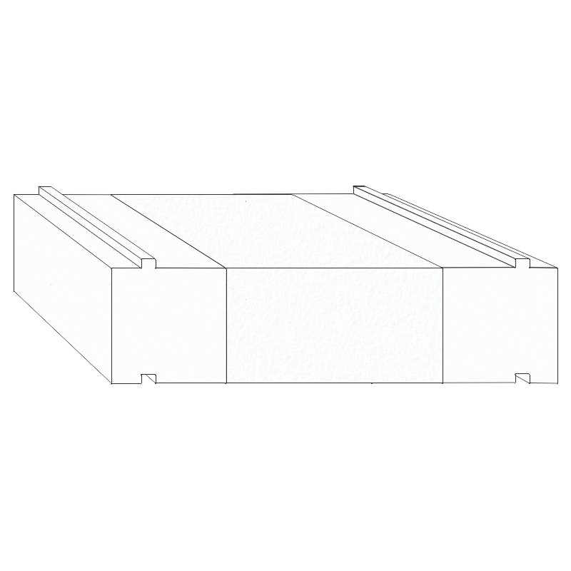 greenteQ Profil izolacyjny podkonstrukcji do drzwi podnoszono-przesuwnych 2350x50/53x195, bez powłoki PVC do systemu podnoszono-przesuwnego Aluplast B zdjęcie produktu BIGPIC L