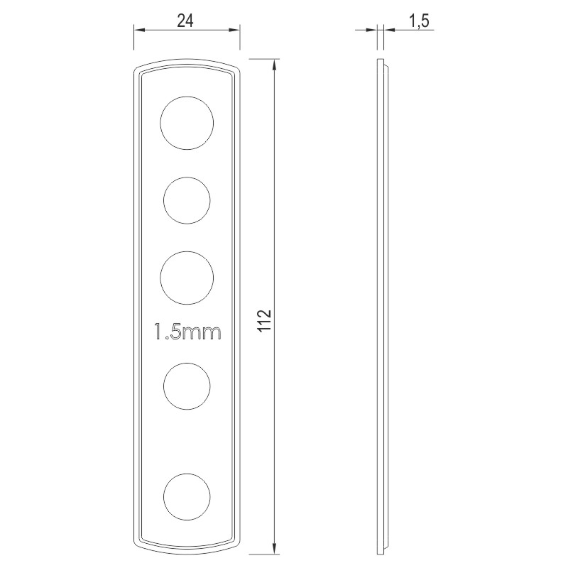 greenteQ Podstawa 1,5 mm do TB 120.ZD.K zdjęcie produktu BIGSKZ L