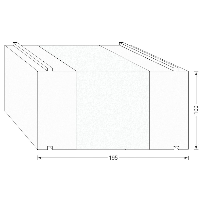 greenteQ Podprofil izolacyjny do drzwi podnoszono-przesuwnych 2350x100/103x195, bez powłoki PVC do systemu podnoszono-przesuwnego Aluplast BF facelift zdjęcie produktu BIGSKZ L