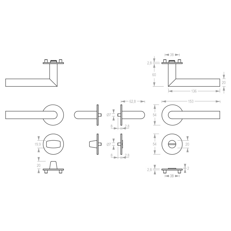 greenteQ DG61.ER.FRS WC fin mat fotografie a produsului BIGSKZ L