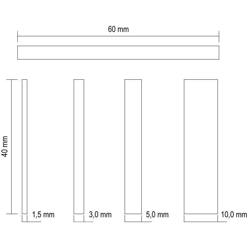 GreenteQ șaibe 40x60x10 maro fotografie a produsului BIGSKZ L